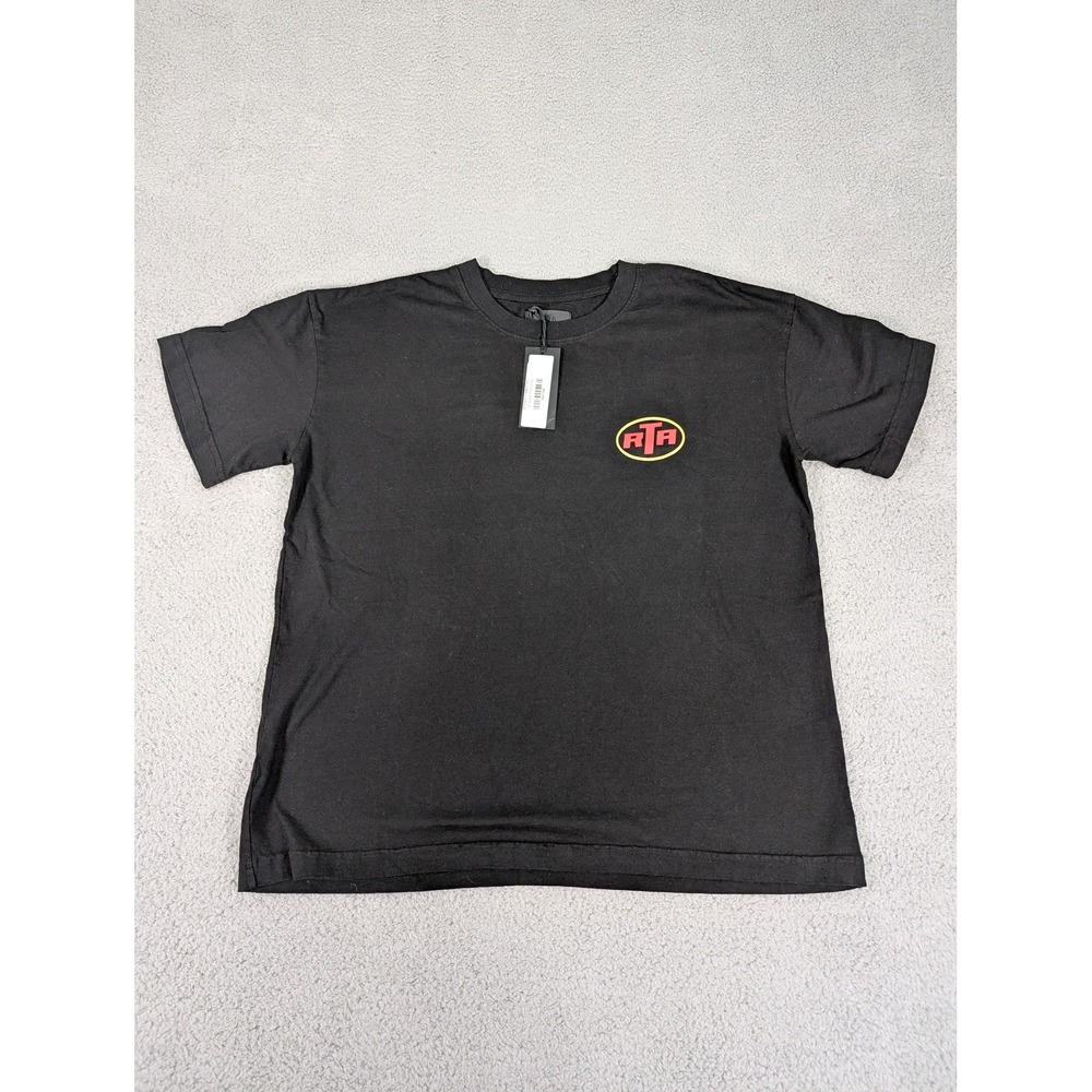 RtA Shirt Mens Small Black‎ Colt Tee RTA Racing Team Road to Awe Graphic USA